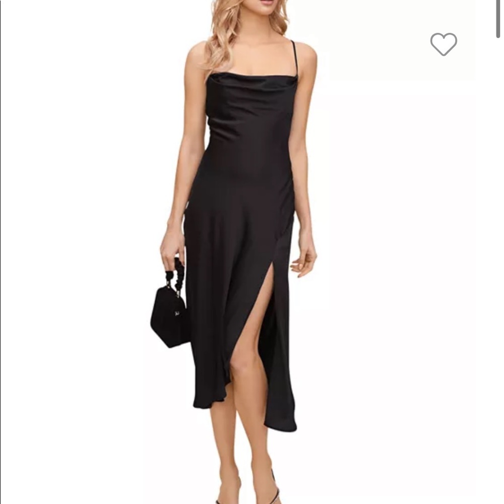 Strappy Cowl Neck Slip Dress